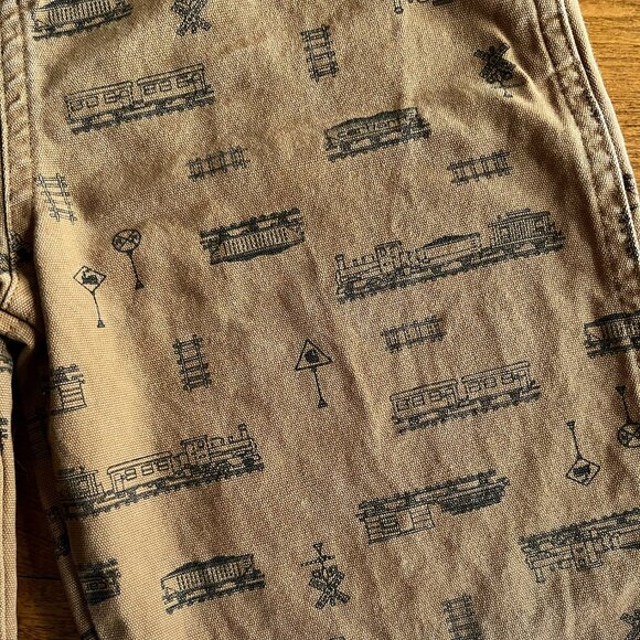 Carhartt tan train overalls 4T - Picture 2 of 9